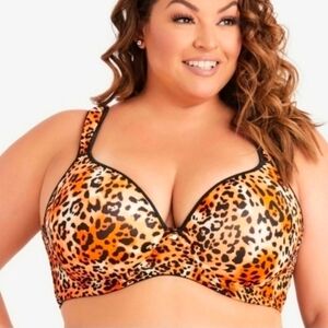 Ashley Stewart Plunge Butterfly Bra